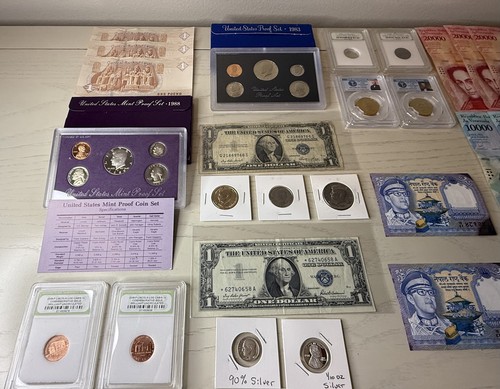 Estate Lot .999 Silver Dime PCGS PR69 US Coin Mint Proof Certificate $1 Dollar S - Picture 4 of 21