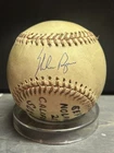 Nolan Ryan 1974 Game Used Signed Baseball w/ Ticket 20th Win Rare Vintage GU COA