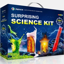 100+ Experiments Science Kit for Kids, Cool Boy Christmas Birthday Gift Ideas, C