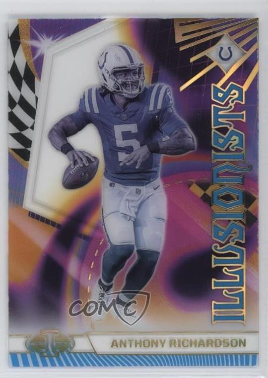 2023 Panini Illusions Illusionists Light Blue 79/299 Anthony Richardson #10 1c0s