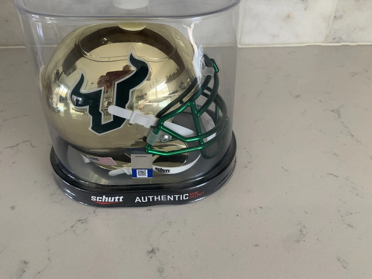Riddell NCAA South Florida Bulls Speed Mini Casque, doré
