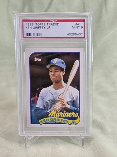 1989 Topps Traded Ken Griffey Jr #41T PSA 9 No Reserve Starts @.99 cents Free SH
