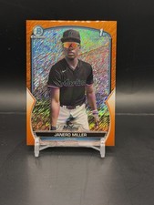2023 Bowman Chrome  - #BCP-184 Janero Miller Orange Shimmer 20/25(RC)