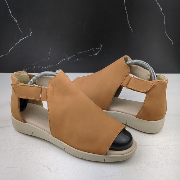 The Flex sandalo donna prima fila cognac nabuk taglia 10