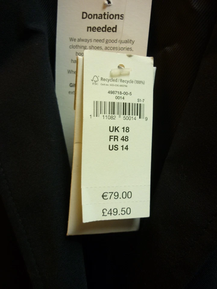 Gap Women's Suit Jacket Size 18 UK  Black New With Tags [DL] - Image 4 of 4