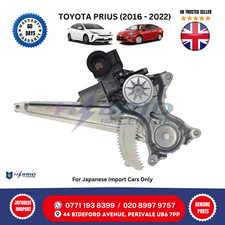 GENUINE TOYOTA PRIUS 1.8 HYBRID 2016 - 2022 REAR WINDOW MOTOR DRIVER RIGHT SIDE