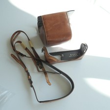 Kaza Fujifilm X100 X100S X100T X100F Brown Leather Case and Strap