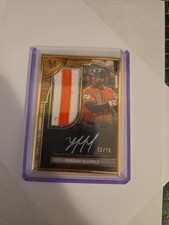 2025 Topps Museum Yordan Alvarez Framed Auto Patch Card 02/10