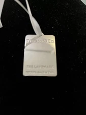 Tiffany & Co. The Landmark 727 Fifth Ave, New York Sterling Silver Charm/Bag Tag