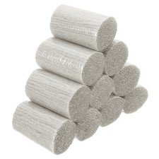 10 Rolls Latch Hook Yarn Yarn Precut Hook Rugs Yarn Crochet Light Grey