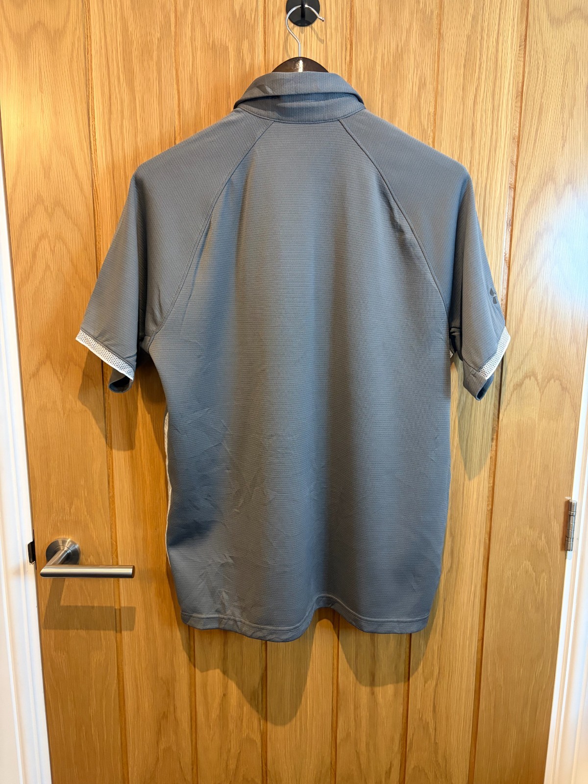 Under Armour Golf Polo Shirt Mens Large Grey Performance Top Embroidered Logo image 7