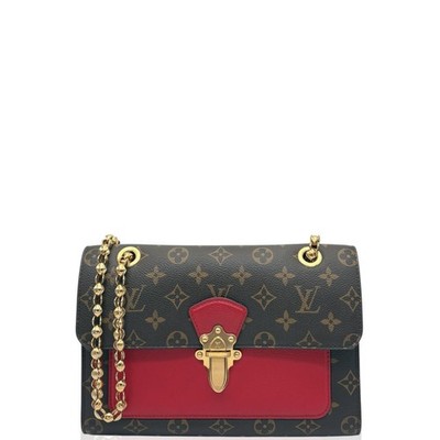 Louis Vuitton Victoire Brown Red Monogram (dh011026c9)