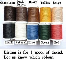 Classic 18/3 linen thread: 150 m x 0.55 mm - for leathercraft saddle stitching