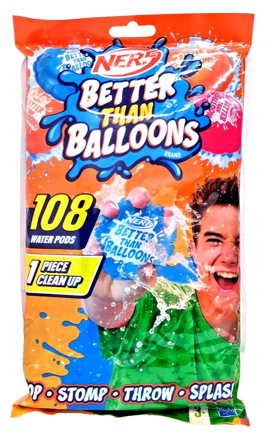 NERF Better Than Balloons Water Toys, 108 Pods, Easy 1 Piece