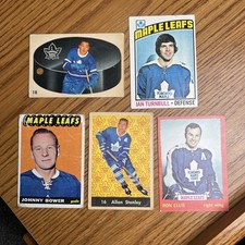 VINTAGE HOCKEY Cards OPC Topps Parkies 61 - 76 TORONTO MAPLE LEAF Bower, Ellis