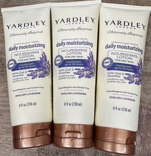YARDLEY LONDON English Lavender Nourishing Lotion For Dry Skin 8 Fl Oz X 3pc