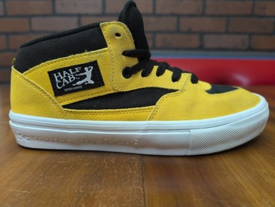 Vans x Bruce Lee Be Water Half Cab Skateboard Shoe Men's Size 8 Rare Yellow