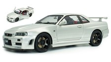 Solido NISSAN SKYLINE (R34) GT-R Z TUNE 1999 SILVER 1:18