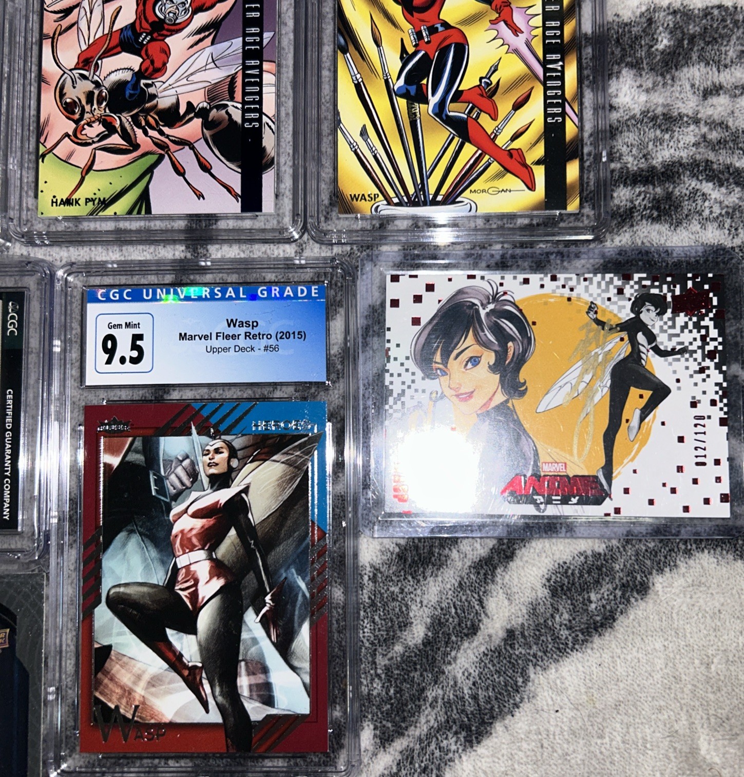 Marvel cards ANTMAN & WASP Anime Momoko Autos Avengers PSA 10 CGC graded slabs view 8