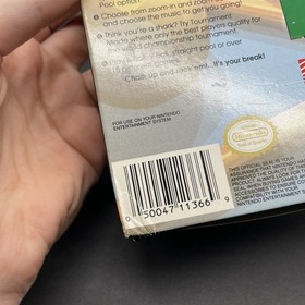 Championship Pool Nintendo NES CIB Complete w/ Poster Manual Sleeve