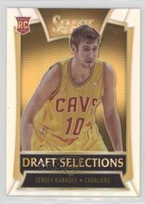 2013-14 Panini Select Draft Selections Silver Prizm Sergey Karasev #17 z7h