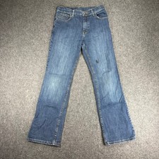 Wrangler Kids Blue Denim Jeans Size 16 Regular Wash Casual Pants