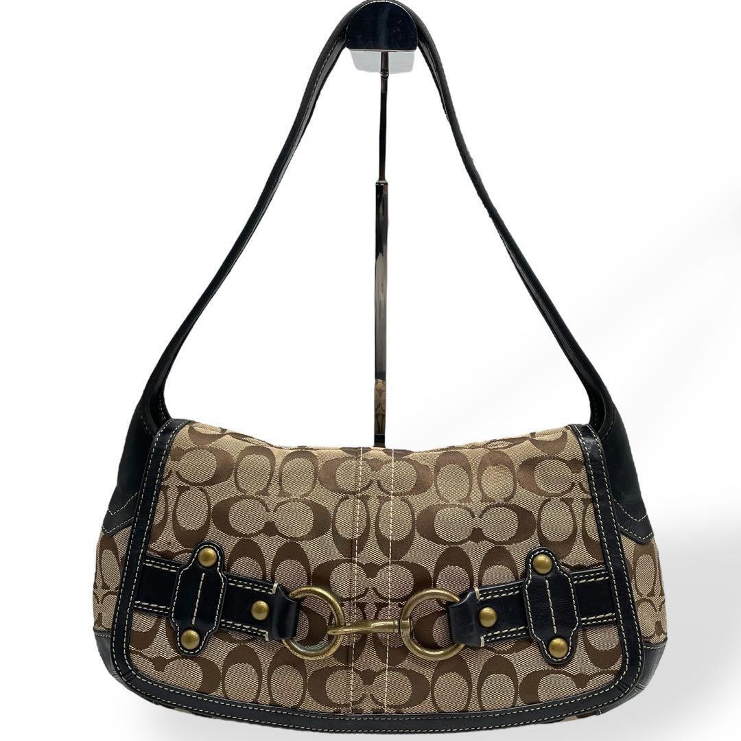 Vintage COACH 11277 Signature Hobo Bag in pristine condition