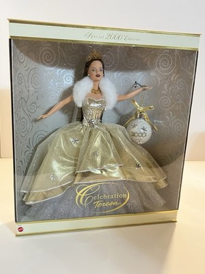 Mattel Special 2000 Edition Celebration Teresa Barbie 29081 Brown Hair NIB