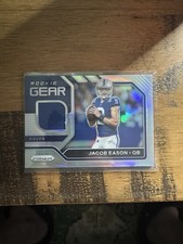2020 Panini Prizm Rookie Gear Jacob Eason Relic Card #13 Indianapolis Colts RC. rookie card picture