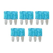 20Pcs 15A Micro3 3-Pin Prong Blade Fuse 15A 32V Automotive Car Truck Boat Marine