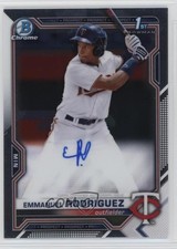 2021 Bowman Chrome Prospect Auto Emmanuel Rodriguez #CPA-ERO Auto 8g8