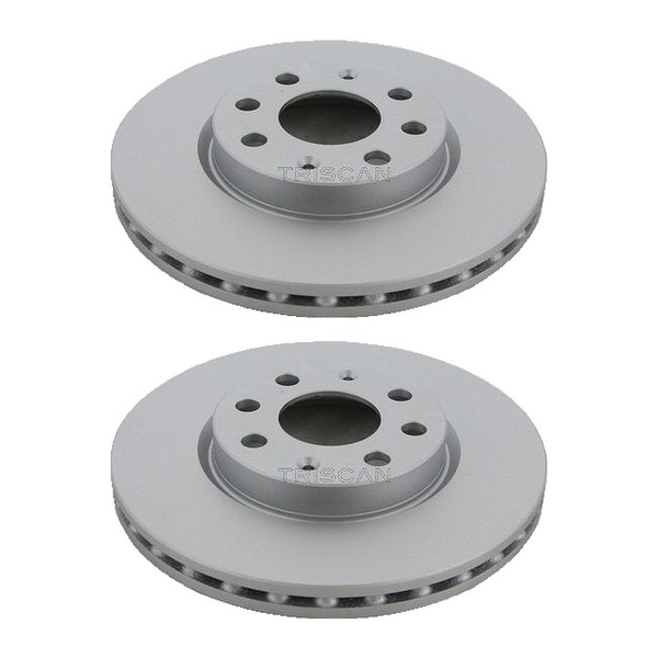 2 Bremsscheiben BelüFtet Ø 257 Mm Triscan Passend FüR U.A. Opel Corsa-image