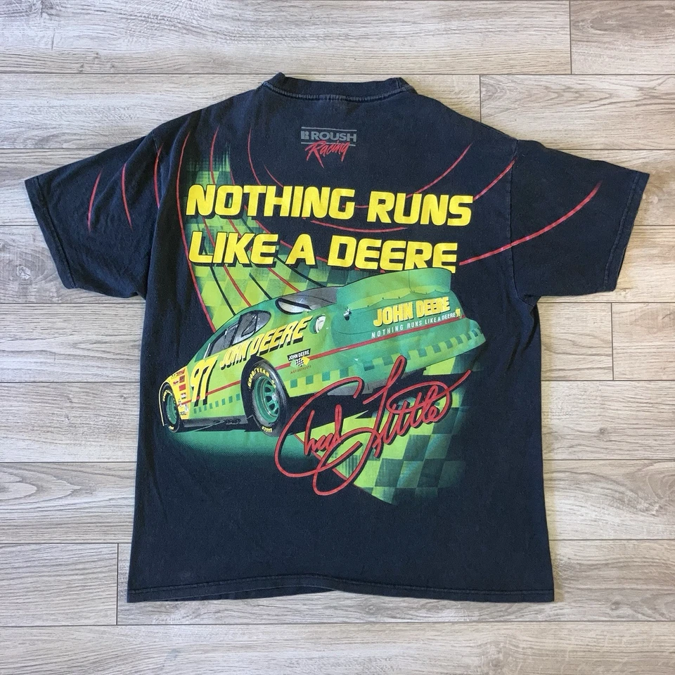 John Deere NASCAR racing tee AOP XL - Image 3 of 4