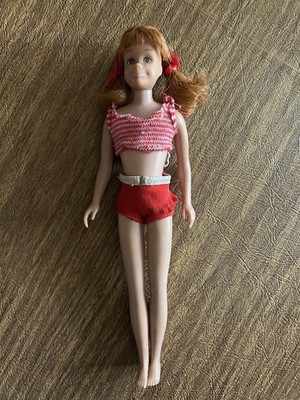 Vintage Redhead Mattel Skooter Doll W/ Swimsuit 