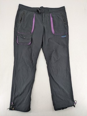 Columbia Herren Wanderhose Gr 52 schwarz Outdoor Trekking Cargohose Omni-Shield