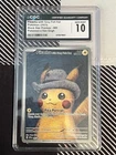 Pokemon Pikachu with Grey Felt Hat Van Gogh Full Art Promo SVP EN 085 CGC 10