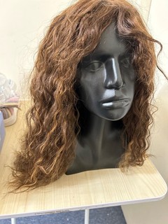 Long Wavy Brunette Wig CG M17