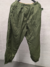 British Army Thermal Trousers Softie Reversible Olive/Sand Cold Weather - Large