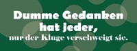 Holzschild 10X27 Cm Dumme Gedanken Hat Jeder Dekoration Deko Geschenk Holz Schil