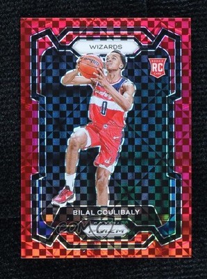 2023-24 Panini Prizm Red Power Prizm 58/75 Bilal Coulibaly #153 Rookie RC 13y1