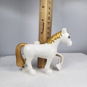LEGO Duplo Cinderella's Castle Set 6153 - White Horse Gold Mane ONLY