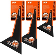 WRAPXPERT Window Tint Tools,3 Pack Squeegee 3 Pack, Black orange