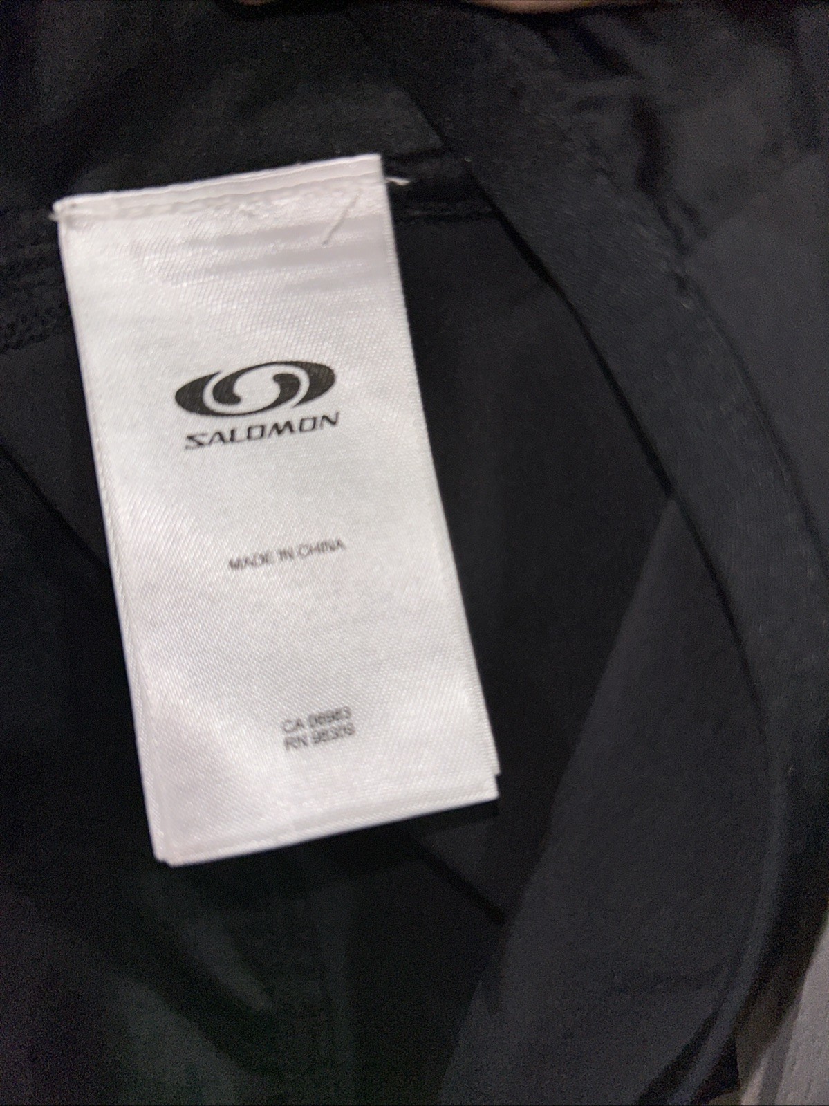 Giacca a vento Salomon uomo XL nero