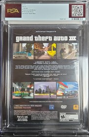 Grand Theft Auto III PS2 Sealed Graded PSA 10 A++ Sealed Brand New