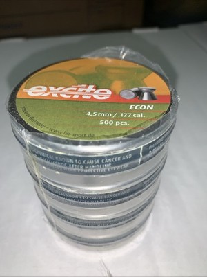 4 Haendler & Naterman Excite Econ 177 Cal/4.5mm Airgun Pellets 500 Count