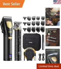 Brand New Hair Clipper Cordless Kit Black Gold