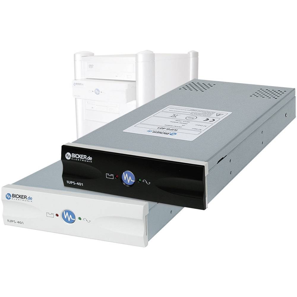 IUPS-401 Bicker Elektronik ASI 400 VA alimentation sans interruption rail DIN industrielle