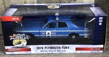 Hot Pursuit Greenlight 1978 Plymouth Fury Maine State Police Car New 1/24