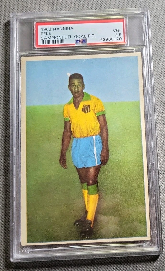 Pele * RARE* 1963 Nannina Campioni Del Goal PELÉ  PSA 3.5 Seriously Scarce ⚽️ 