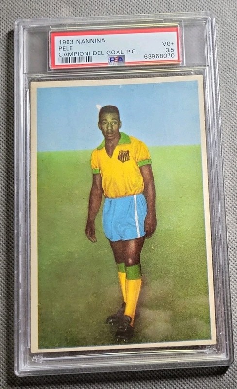 Pele * RARE* 1963 Nannina Campioni Del Goal PELÉ  PSA 3.5 Seriously Scarce ⚽️ 